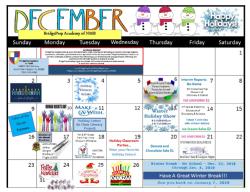 December Calendar